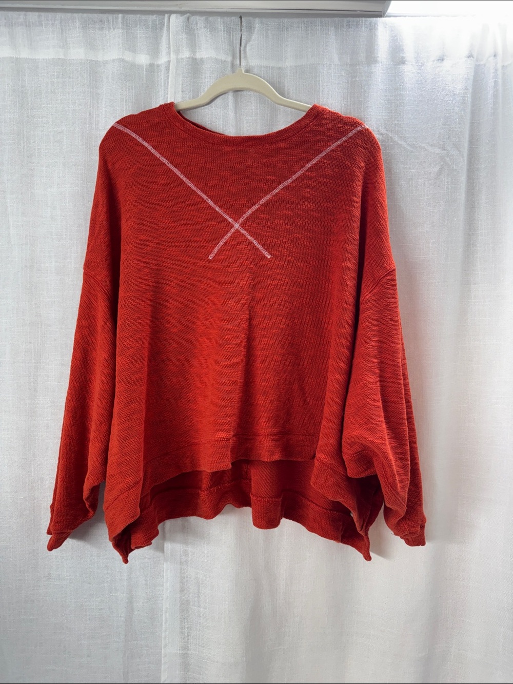 WE THE FREE Red Knit Sweater